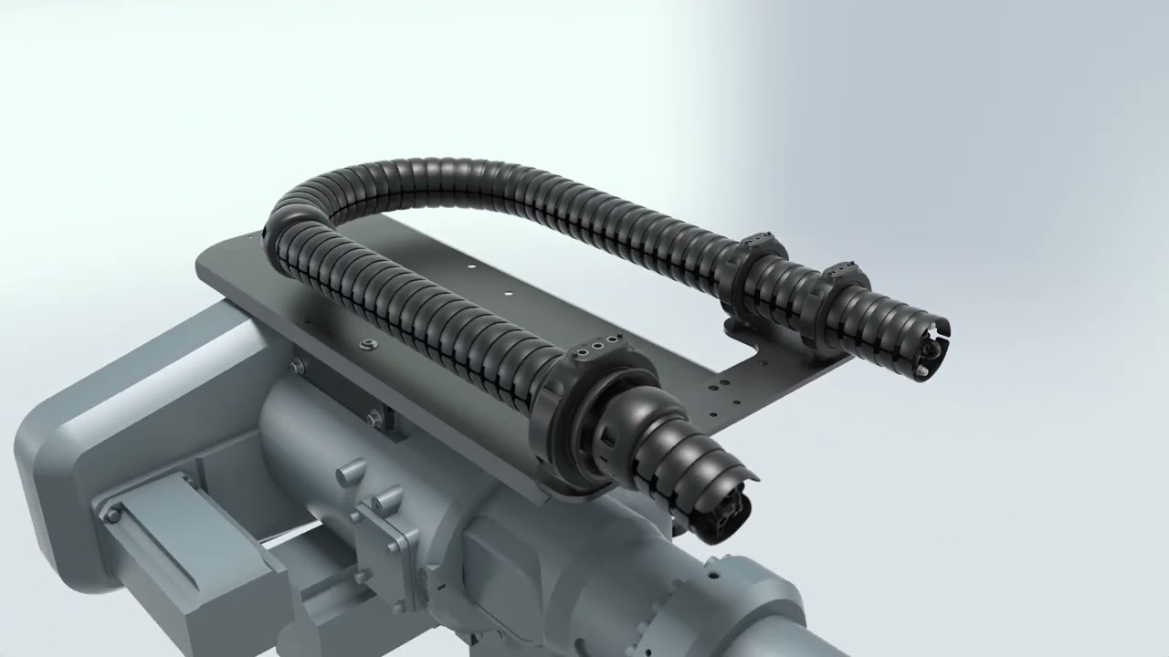 How to install an igus® triflex® R retraction system RS