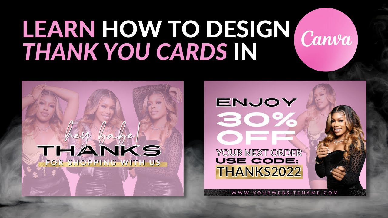 How to Design Thank You Cards in Canva