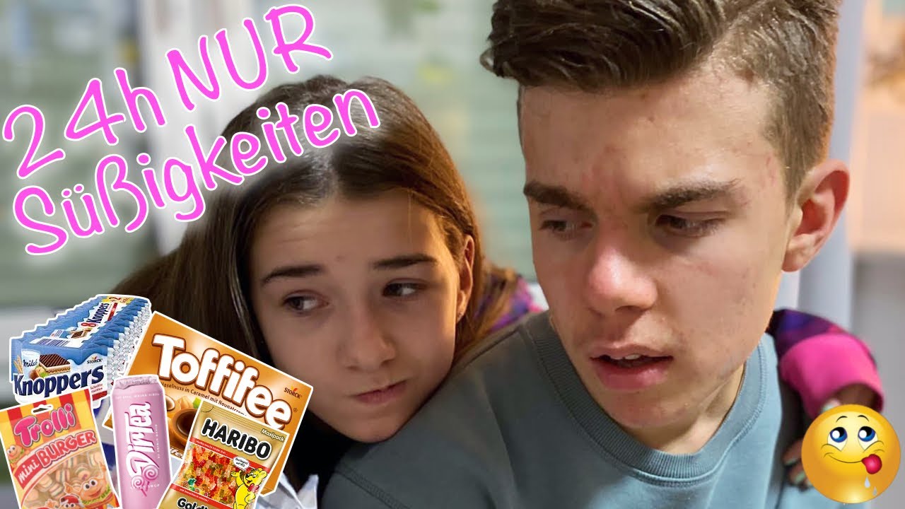 24h S&uuml;ssigkeiten essen 🍭 24 Stunden Candy Challenge #24h #luluundleon