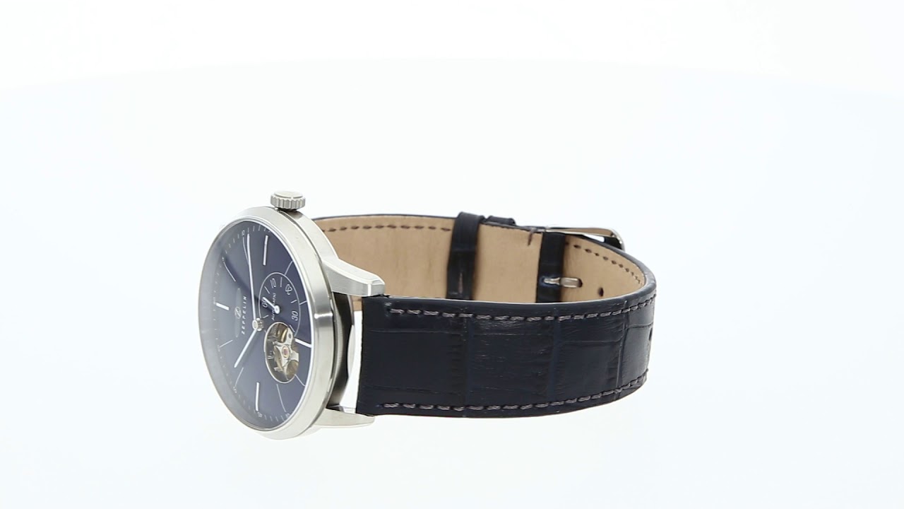 Zeppelin Flatline Automatic Open-Heart ZE-7364-3 Zegarek / Watch 360