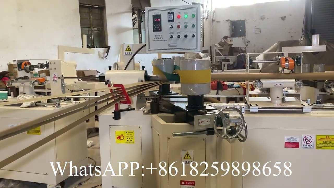 Kenya color printing paper tube core winding machine price #papertubemachine