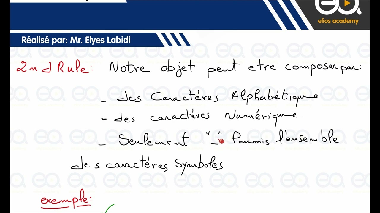 03_Algorithmique : Les Objets  ( partie 2 )