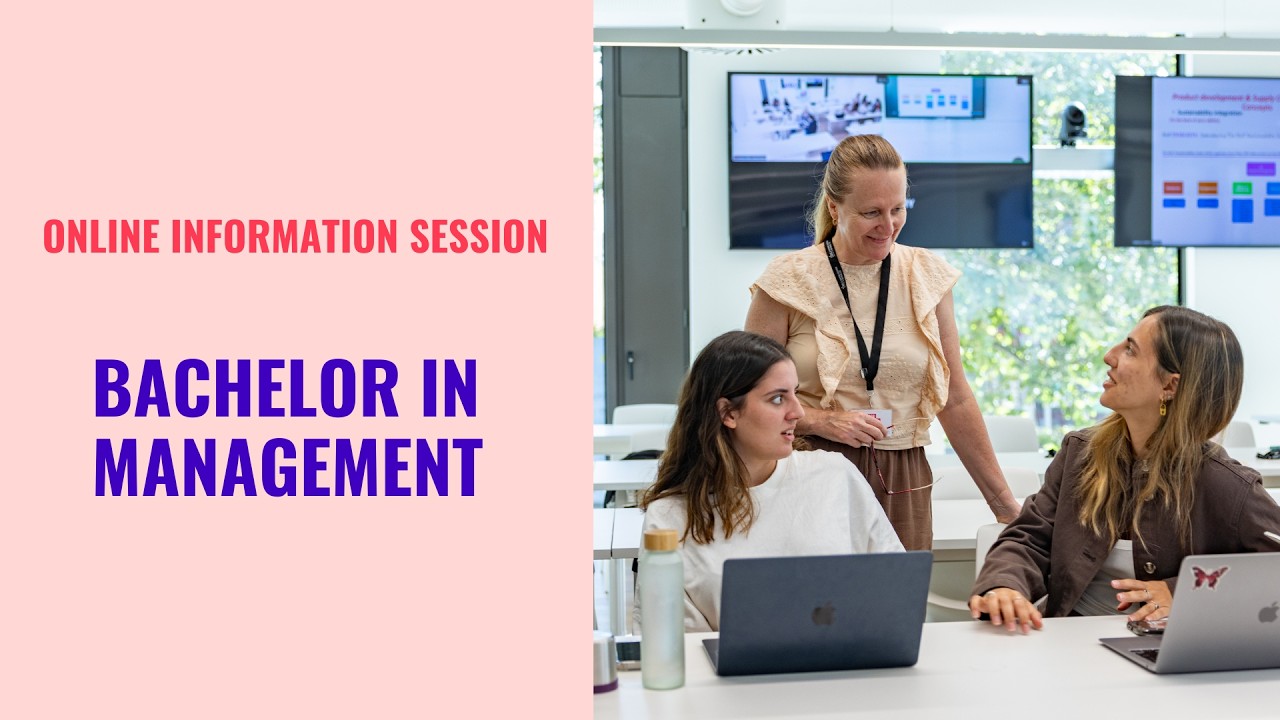 Online information session - USA & Canada | Bachelor in Management