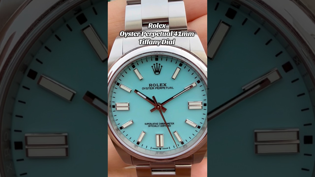 Rolex Oyster Perpetual 124300 Stainless Steel 41mm Tiffany Dial 2022 Men’s Watch