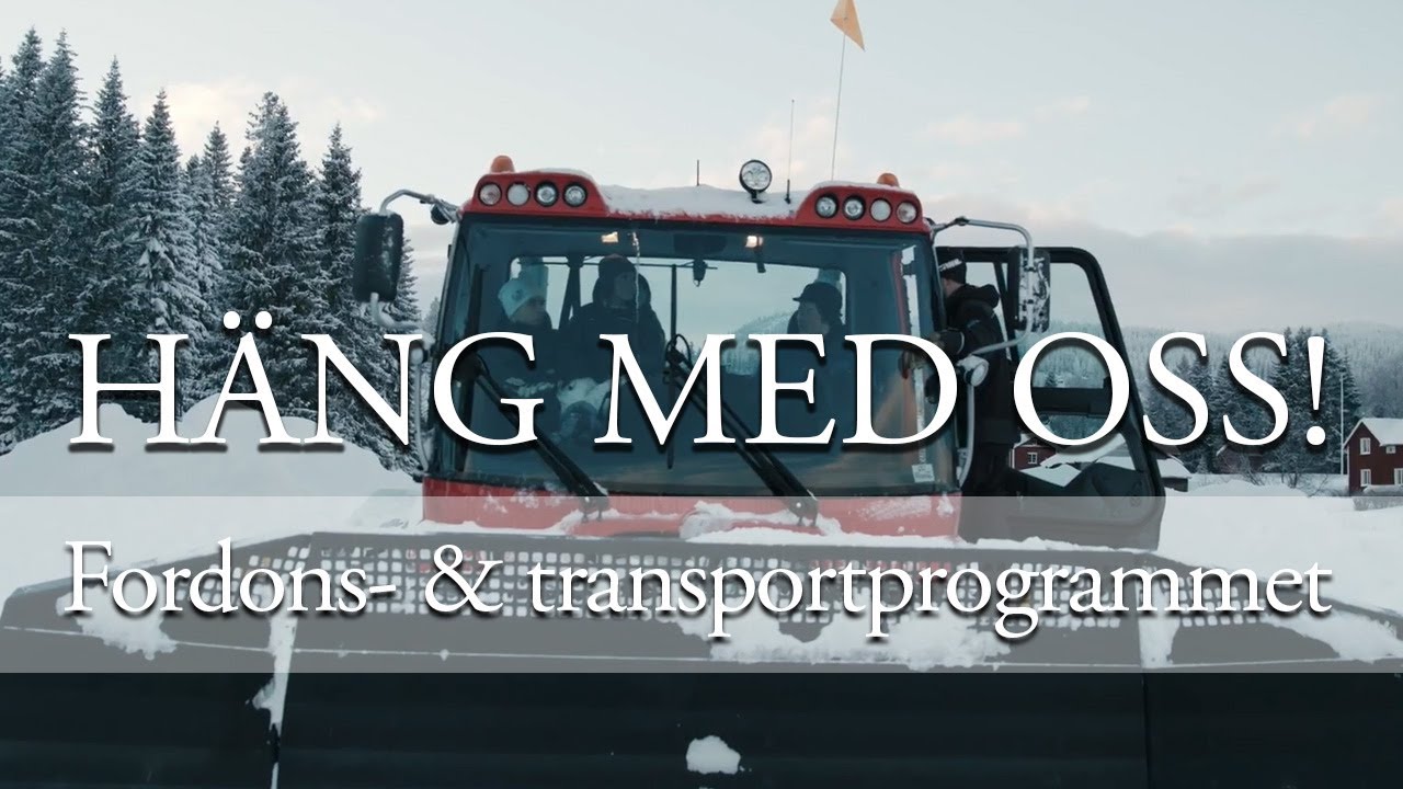 ⭐ Häng med oss ⭐ FORDONS- OCH TRANSPORTPROGRAMMET