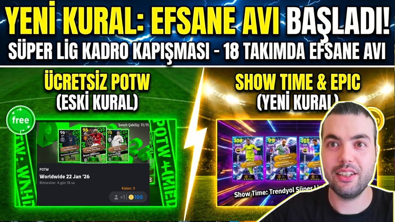 SÜPER LİG KADRO KAPIŞMASI’NDA YENİ KURAL ! EFSANE AVI BAŞLADI 🎯 23. HAFTA (EFOOTBALL 2026 MOBILE)