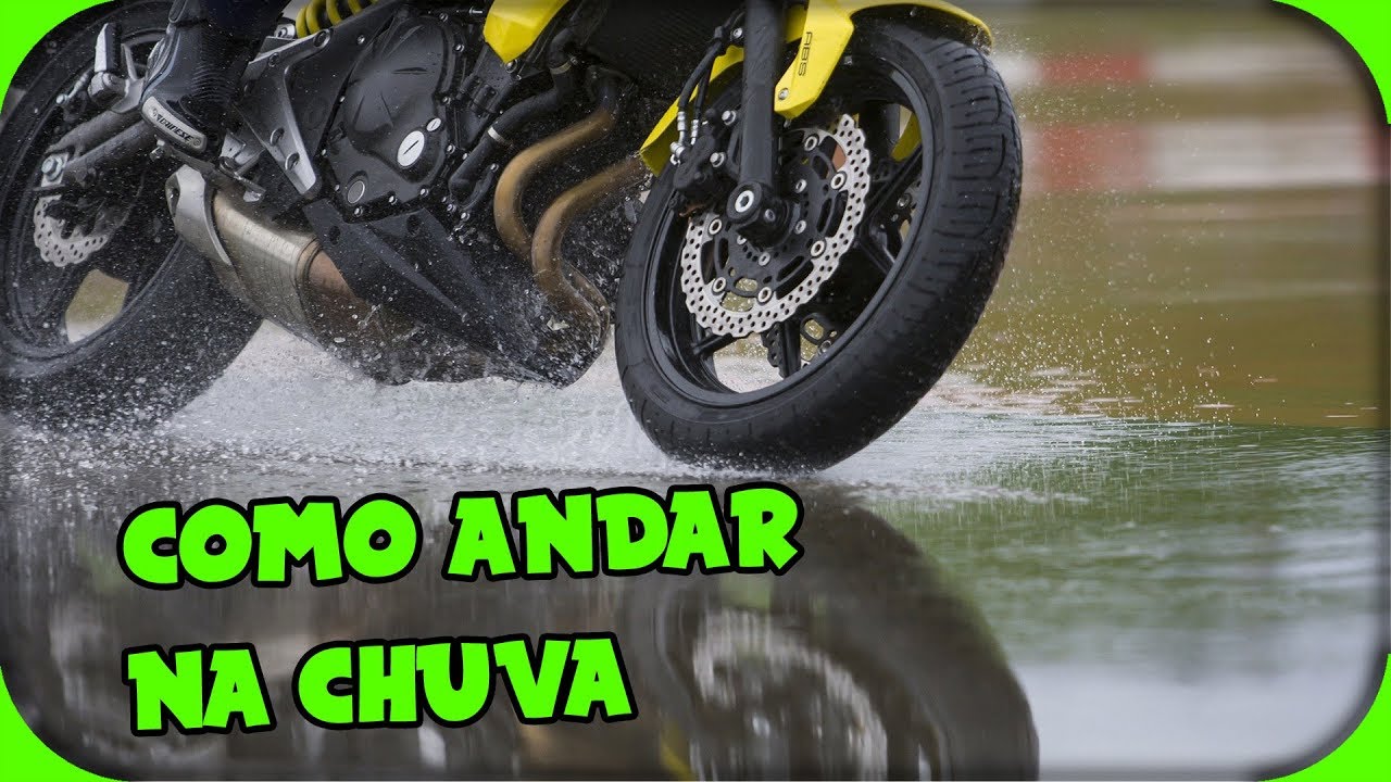 Como andar de moto na CHUVA!