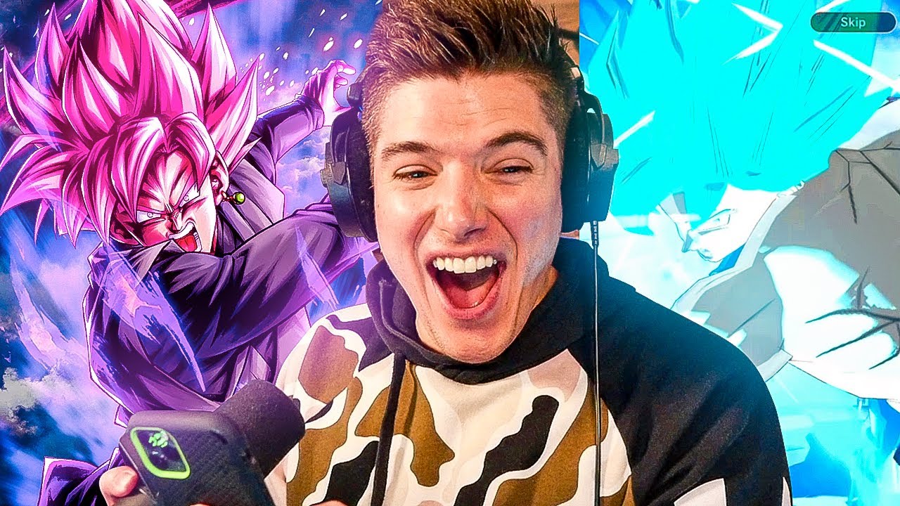 Whis SSB 🔥 NEW Transforming Rose Goku Black Summons on Dragon Ball Legends!