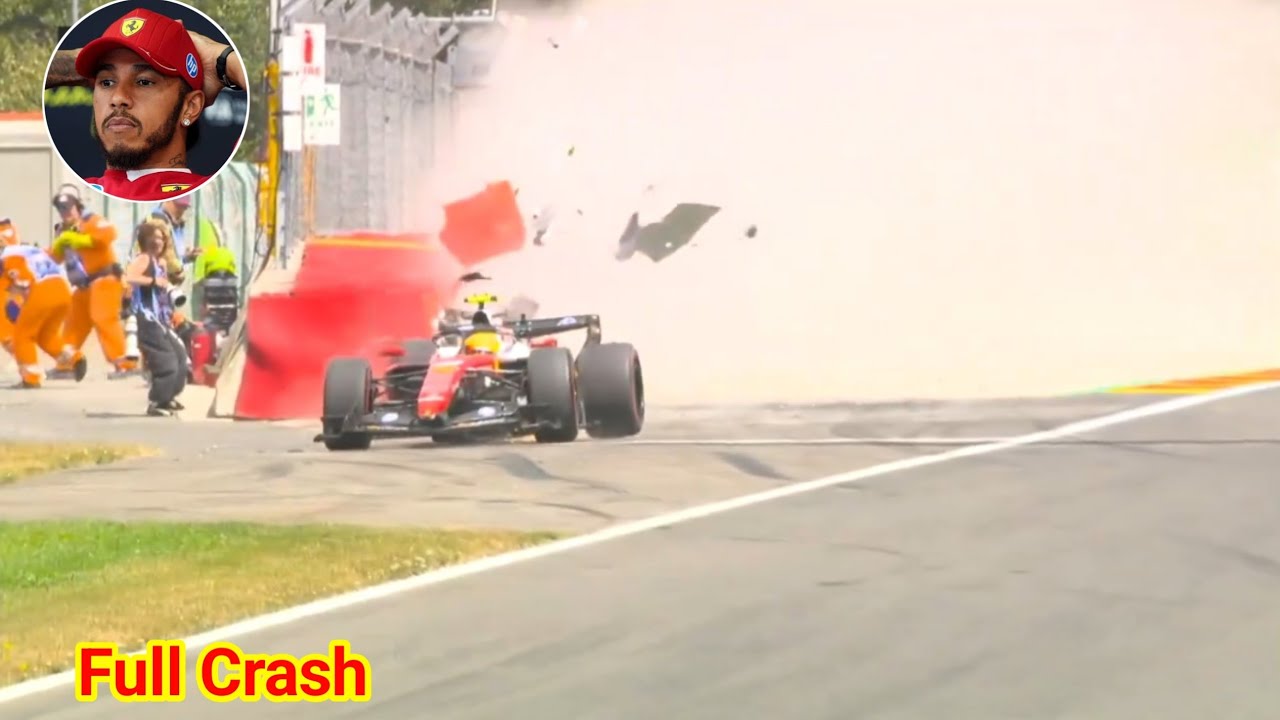 Lewis Hamilton MASSIVE FP3 Crash at Spa! | Lewis Hamilton Crash 