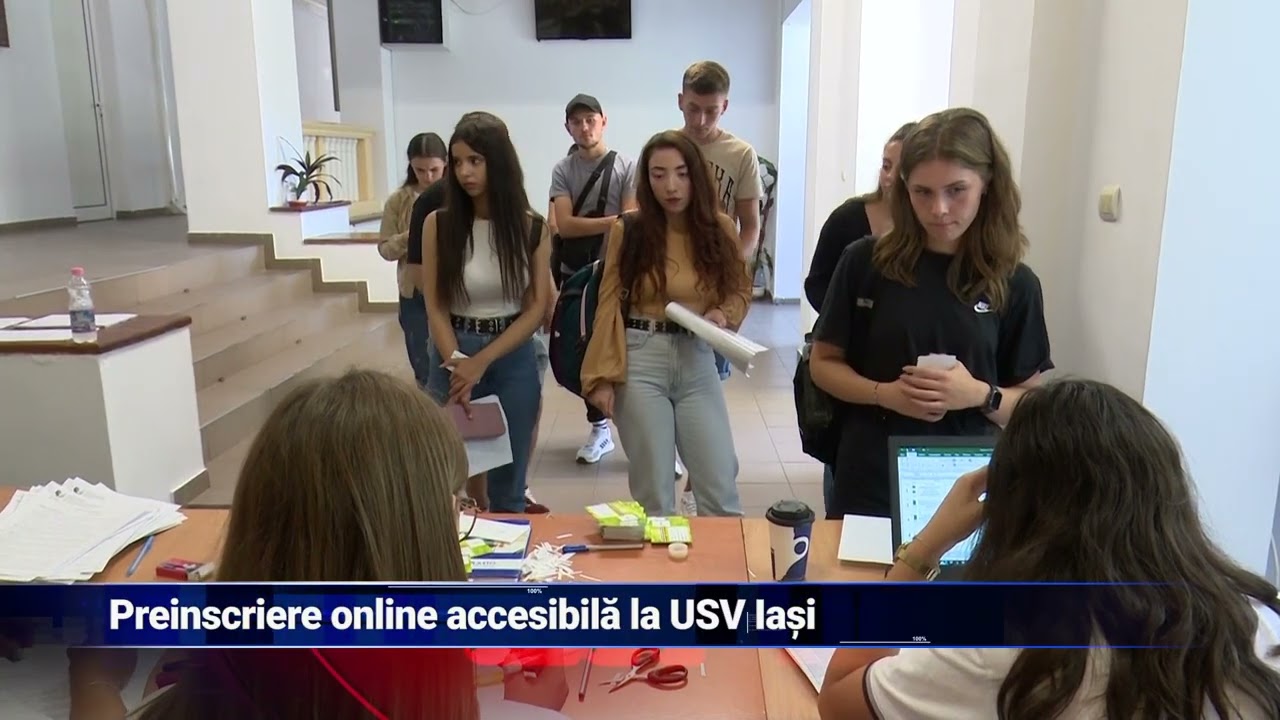 Preînscrierea online, accesibilă la USV Iași