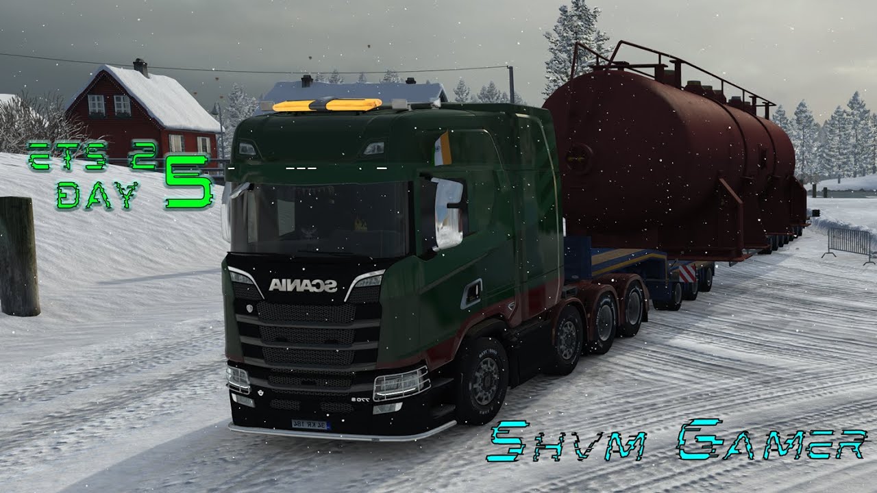 🔴 DAY 5 LIVE STREAM 🚨 | Massive Heavy Cargo Delivery 💪 | ETS2 Gameplay | SHVM GAMER