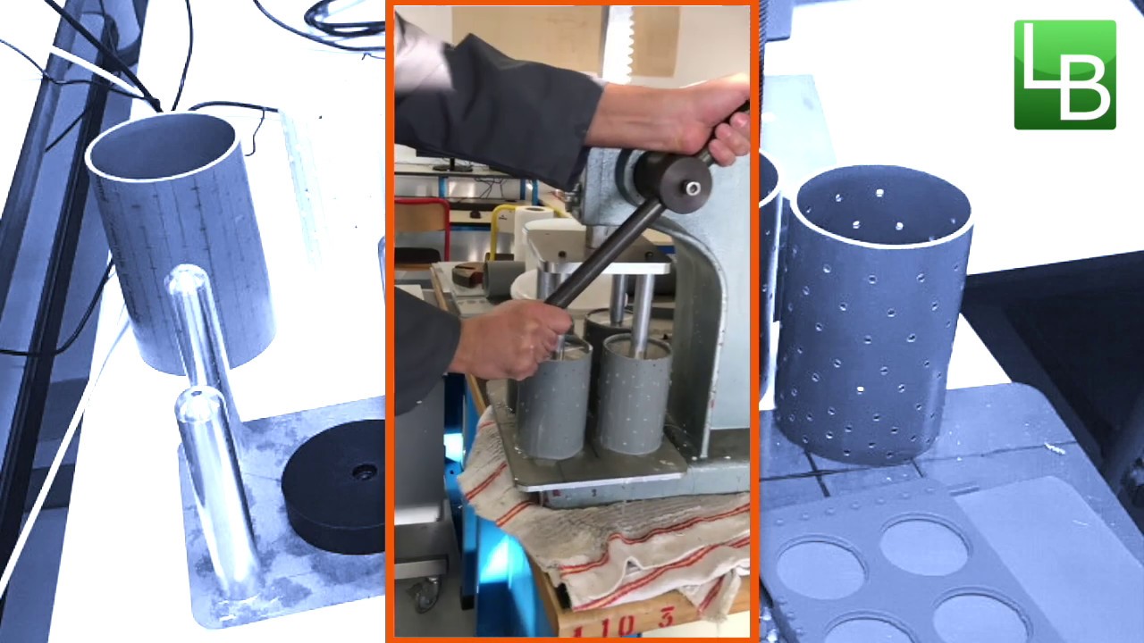 Le prototype d’une presse pour fabriquer des bûchettes combustibles en papier recyclé