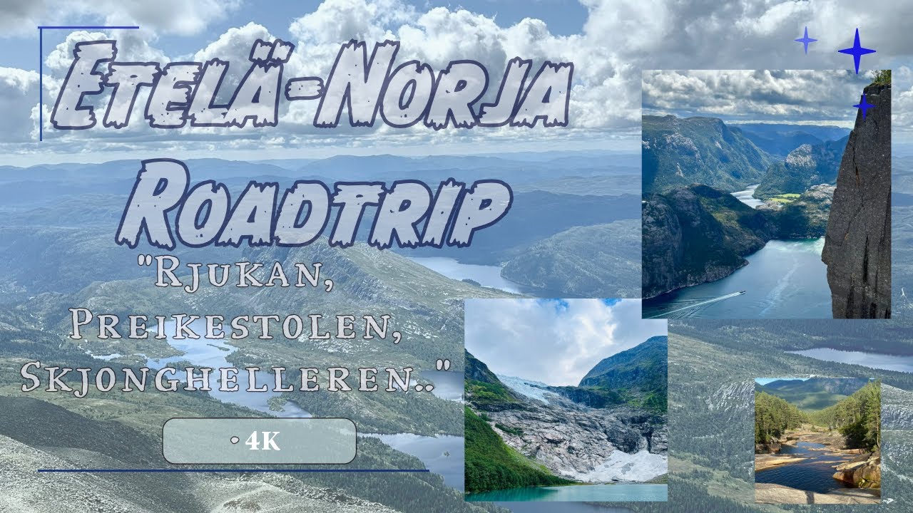Etelä-Norjan Roadtrip asuntoautolla 2024 4K