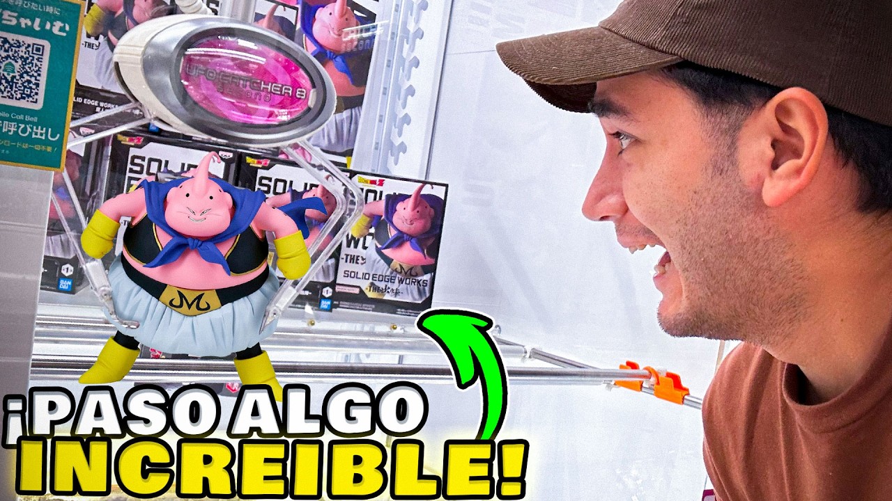 No esperaba ESTE FINAL con esta FIGURA en MAQUINA de GARRA en JAPON | Anime Dragon ball