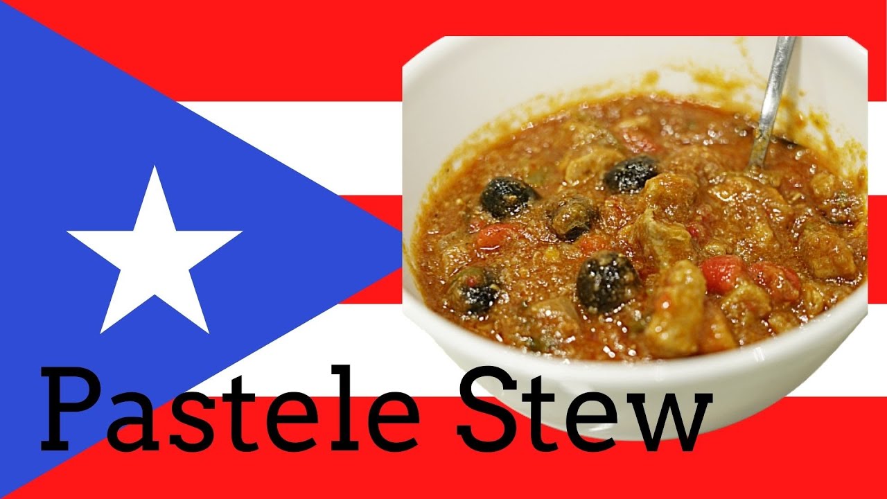 Pastele Stew 🇵🇷 | Traditional Puerto Rican Dish | DELICIOUS | Must Try!! Made with Green Bananas