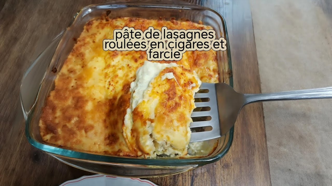 Cannelloni, Pâte à la béchamel, farcie au blanc de poulet#bonnecuisine #idéerepas#facile#food#iftar 