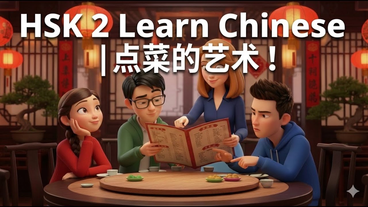 HSK 2 Учим китайский | Искусство заказа! 🍽️✨