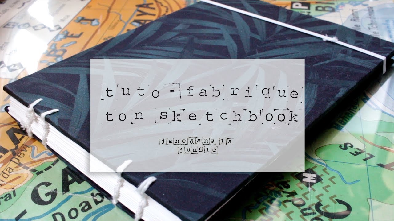 Tutoriel pour fabriquer soi même son carnet aquarelle