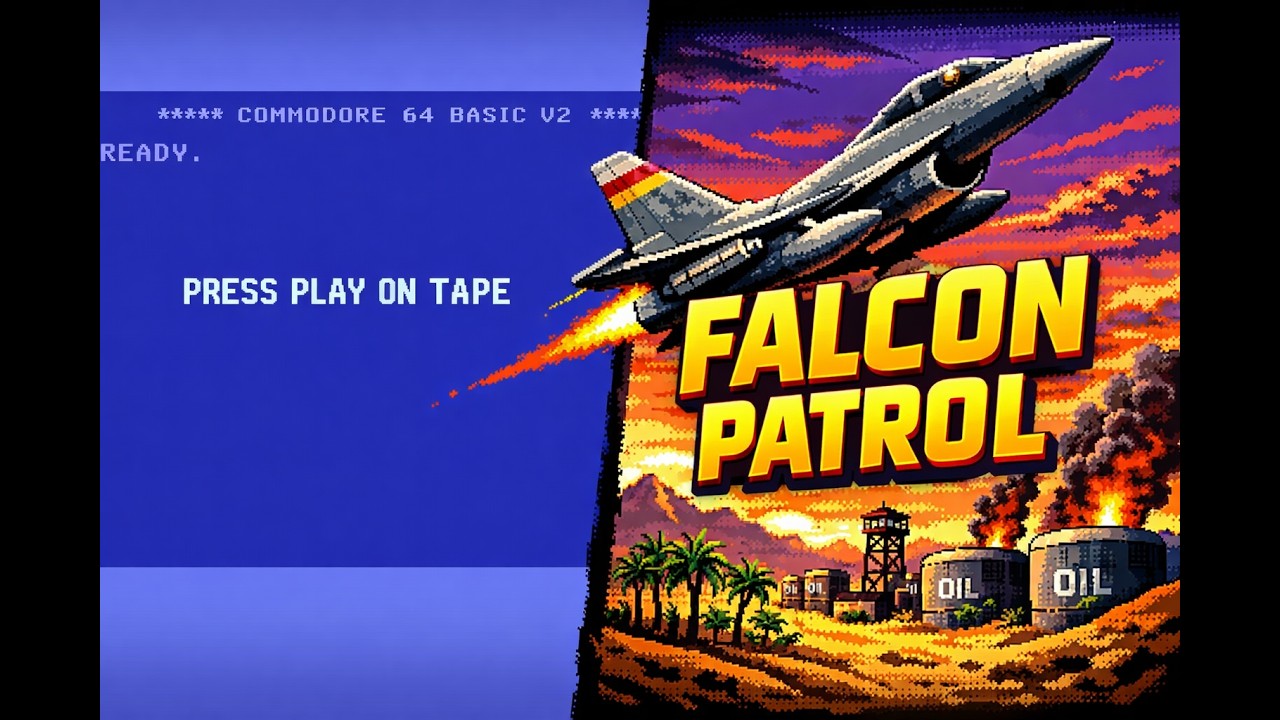Falcon Patrol - Commodore 64 ile Tanıştığım Oyun!