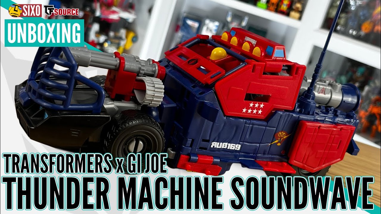 UNBOXING: Transformers x GI Joe Collaborative Thunder Machine Soundwave