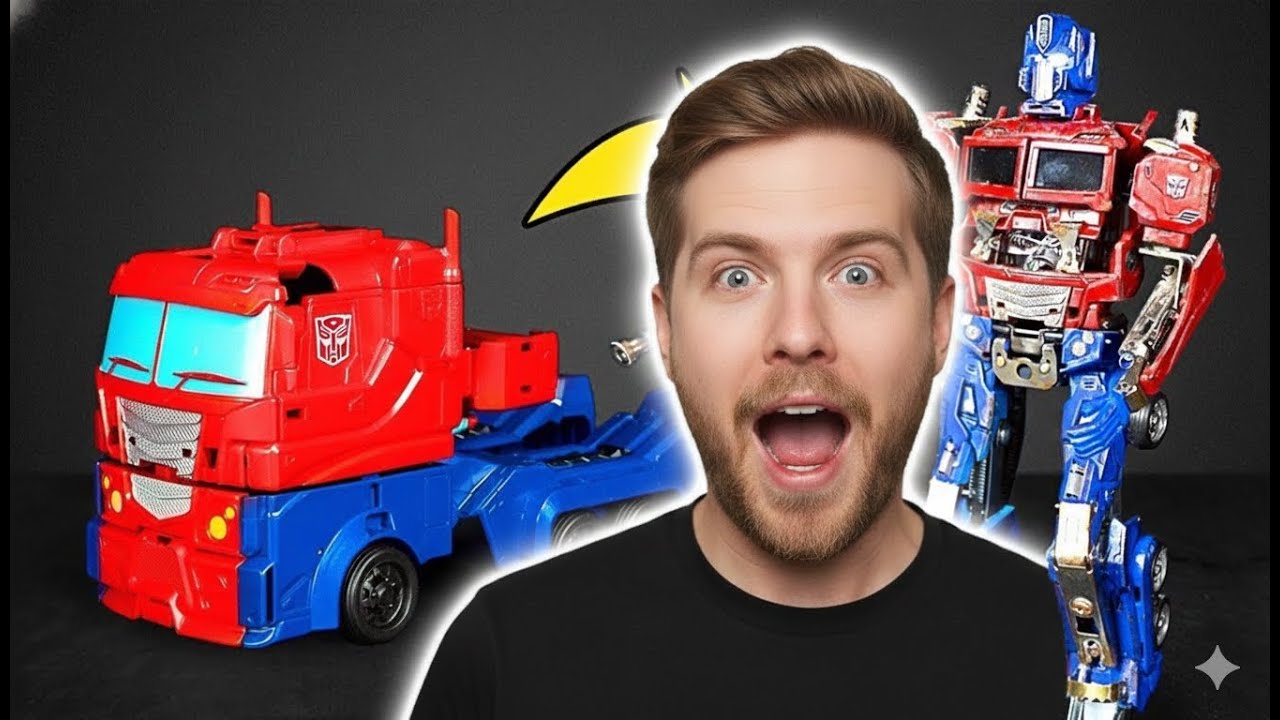 Eu Criei uma Miniatura do Optimus Prime, do filme Transformers