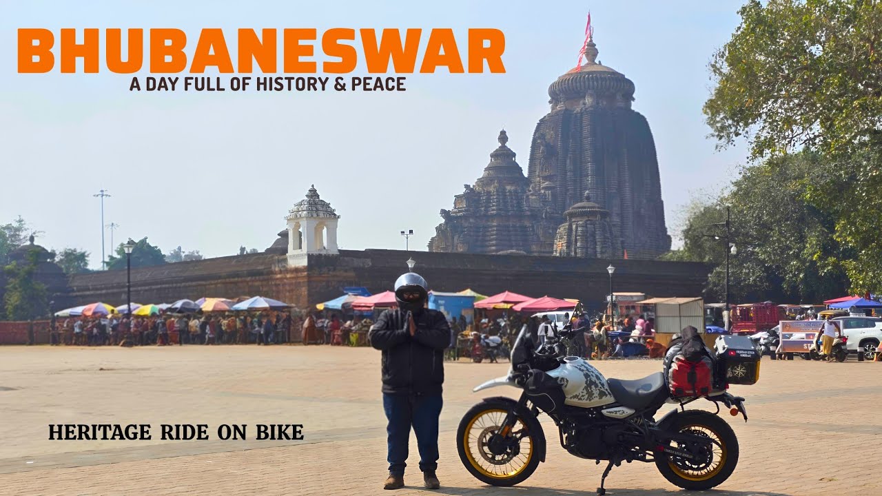 BHUBANESWAR: Heritage Ride On Bike | EP-2 | A Day Full Of History & Peace 