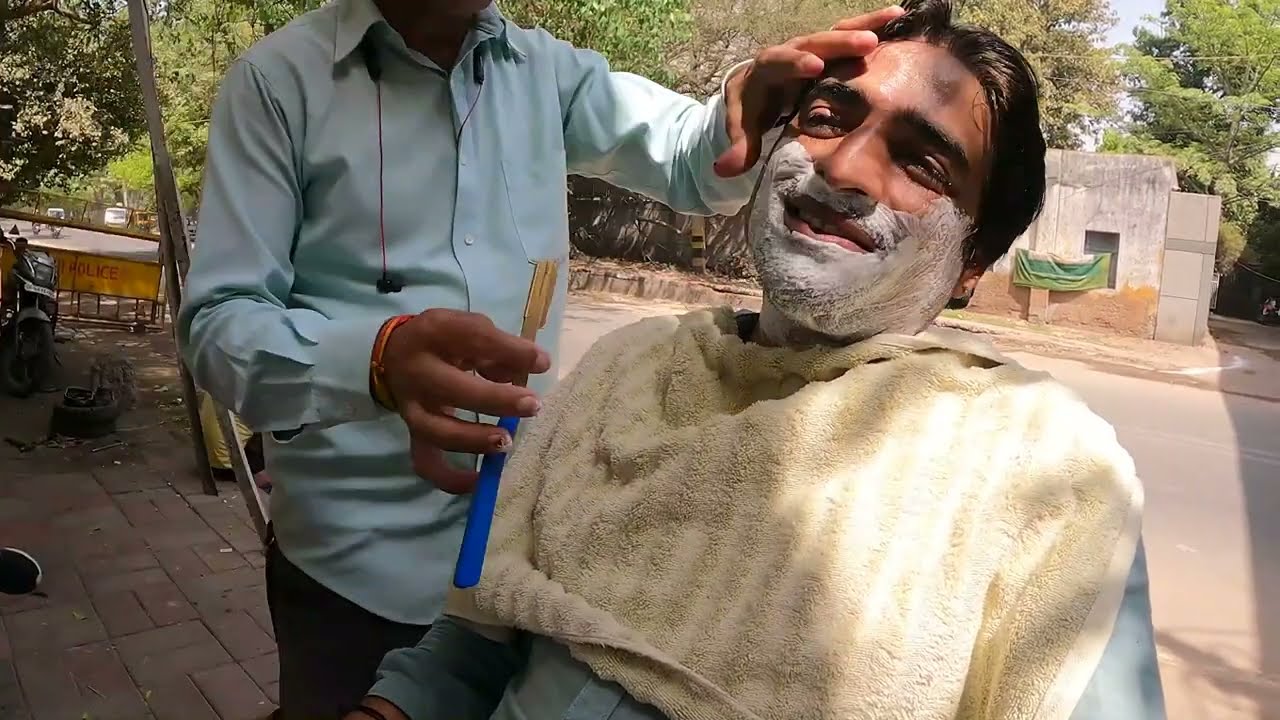 Indian Street Barber Delhi | INDIAN STREET SHAVE Experience