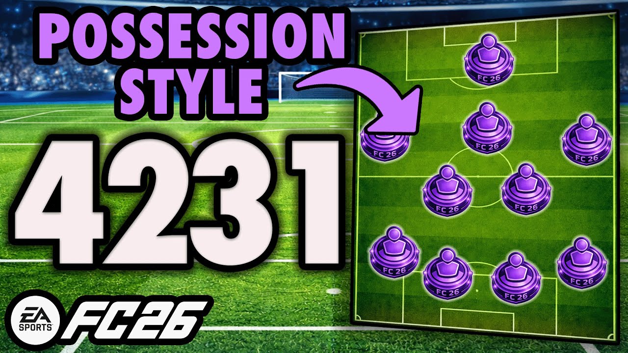 Тактика владения мячом 4-2-3-1 в FC 26 | Контролируйте каждый матч 💪