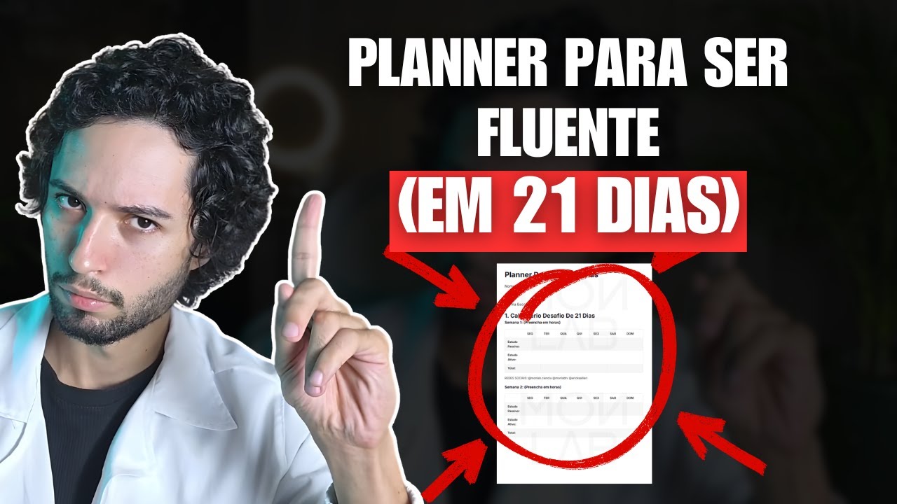 A ROTINA PERFEITA PARA SER FLUENTE EM INGLÊS (E FRANCÊS) EM 21 DIAS!! (aprenda idiomas em 2026)