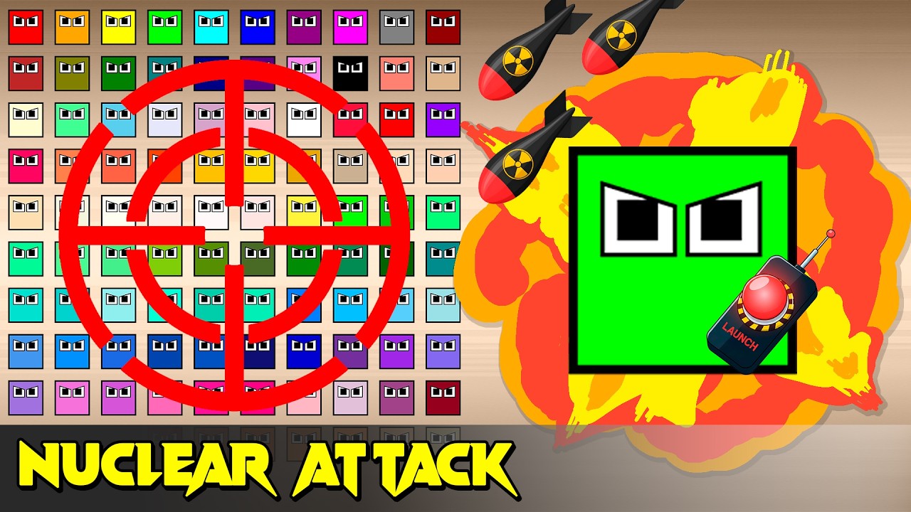100 Square Race: Warhead Fall | Hurry to Save Yourself