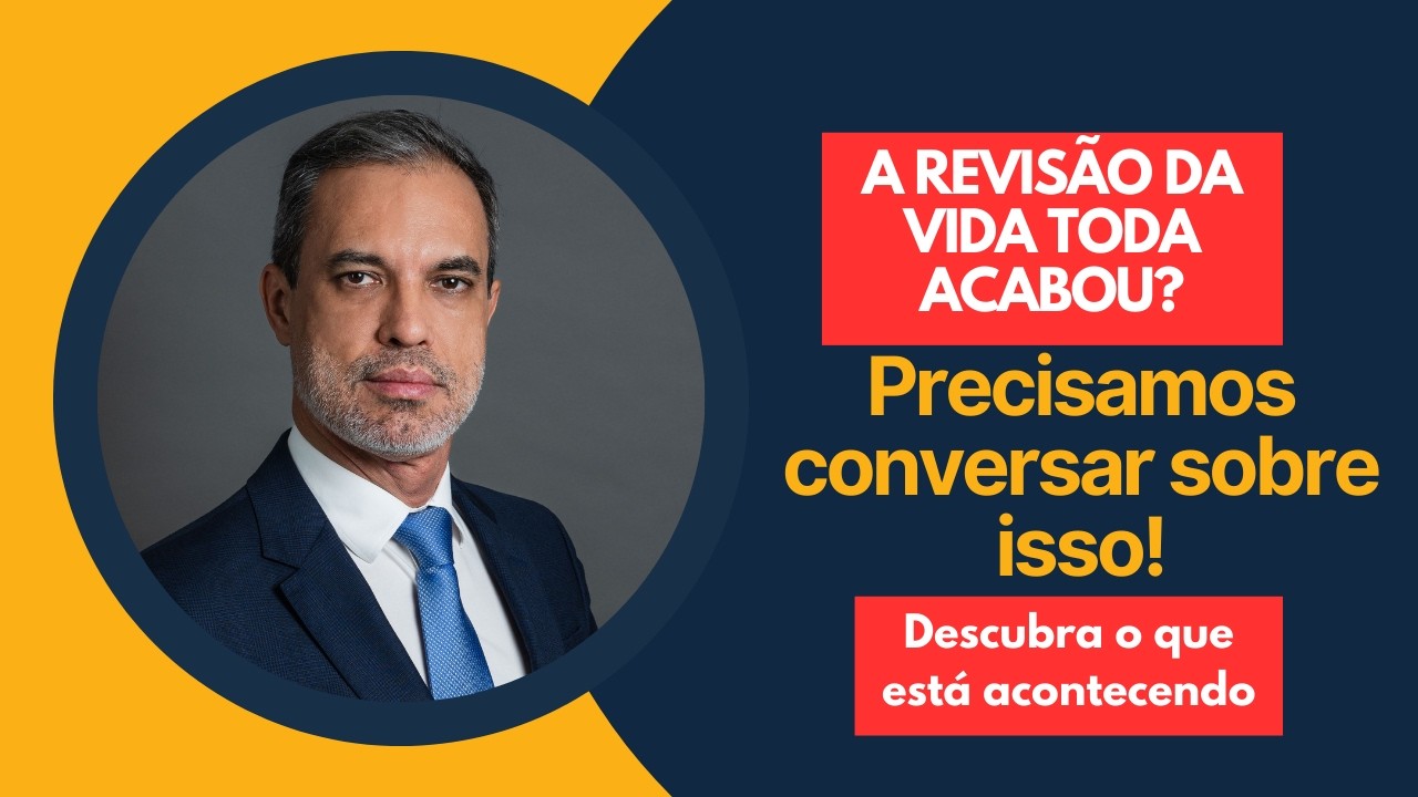 PRECISAMOS CONVERSAR SOBRE A REVISÃO DA VIDA TODA