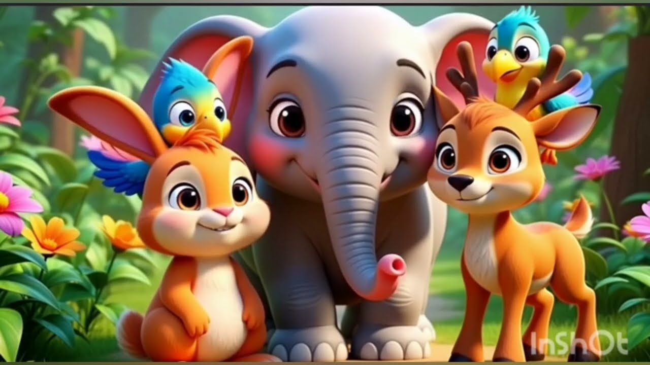 एक मोटा हाथी।🐘#Cartoons#Hindirhymes#hathiraja#ekmotahathighumechala#kidsvideo#viralvieo