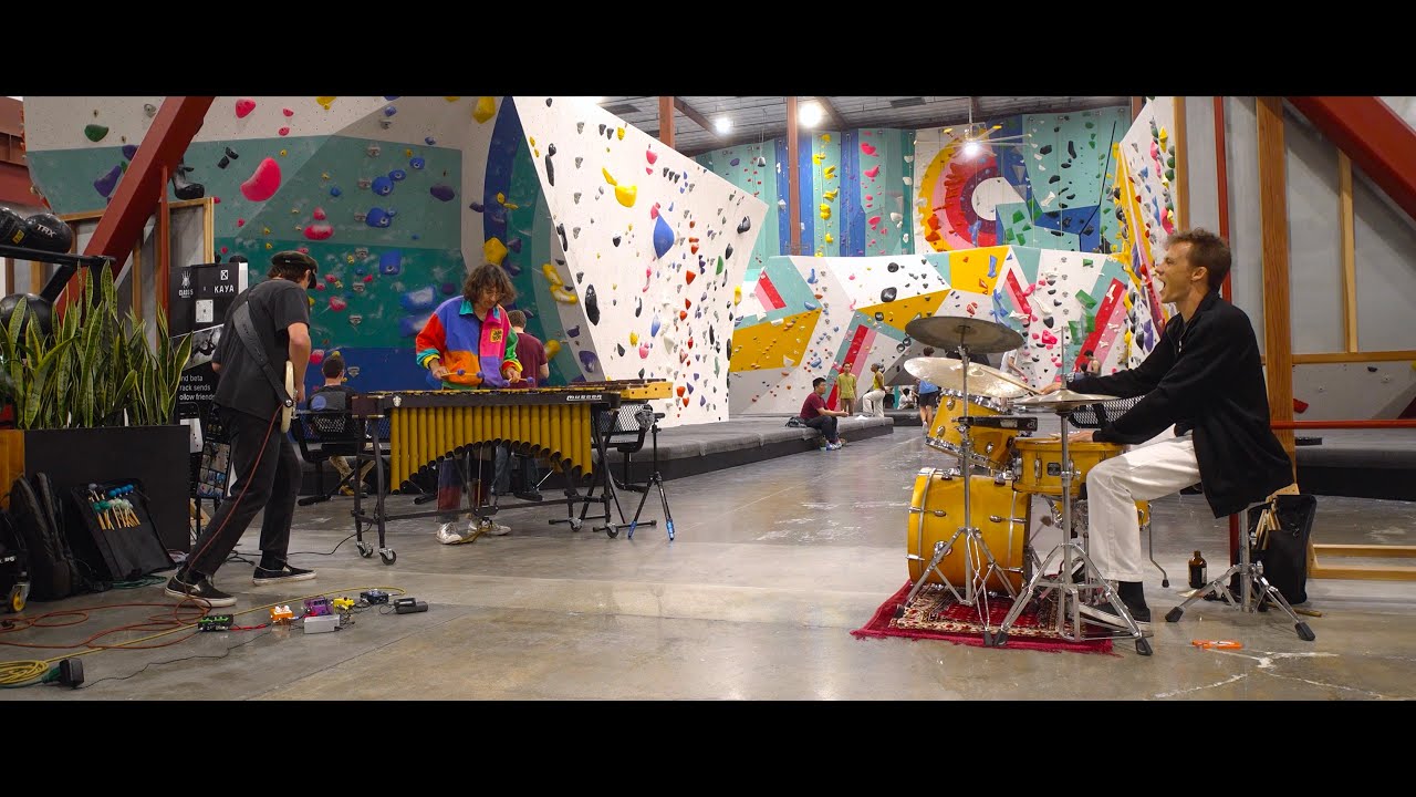 Live jazz at the climbing gym