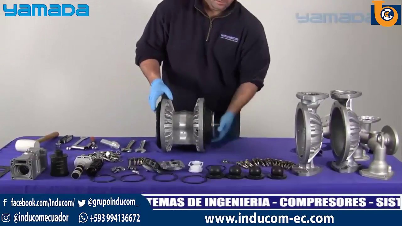 Bomba de diafragma doble Yamada® NDP-40BA Inducom