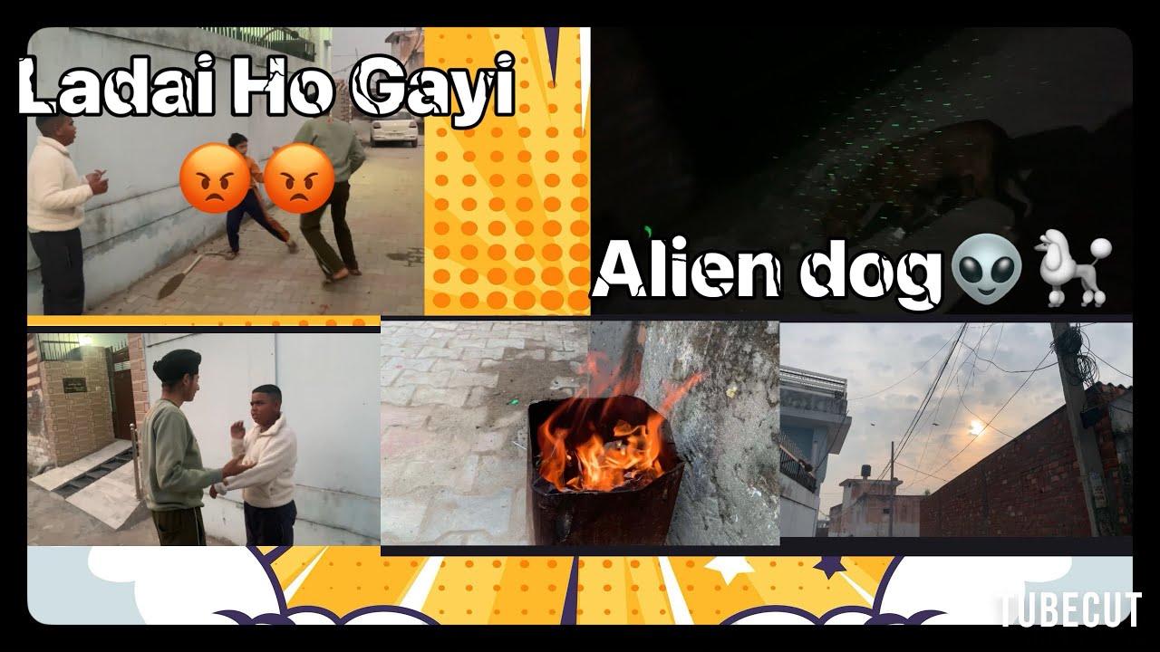 Ajj Ho Gayi Ladai😤😡😡 Kutta Banaya alien😱😂 funny video
