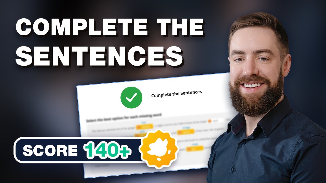 Interactive Reading - Complete the Sentences | Duolingo English Test