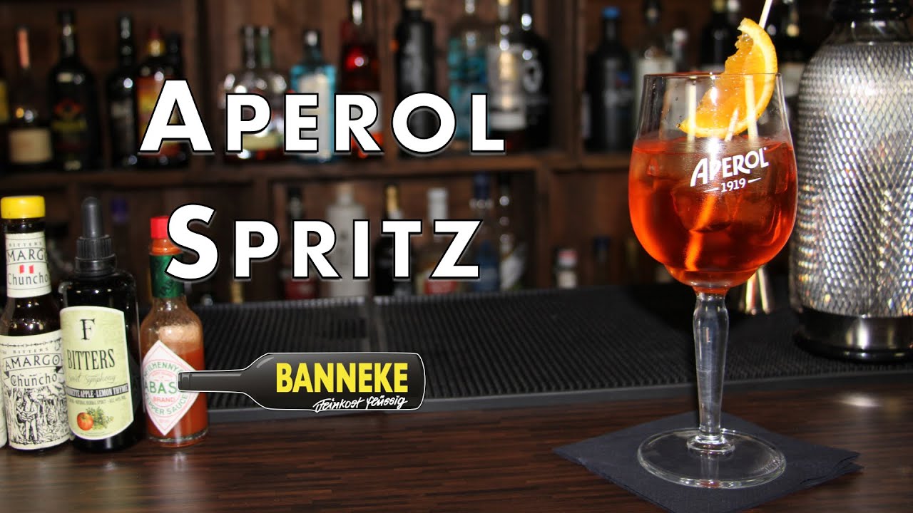 Aperol Spritz - Aperol Cocktail selber mixen - Schüttelschule by Banneke