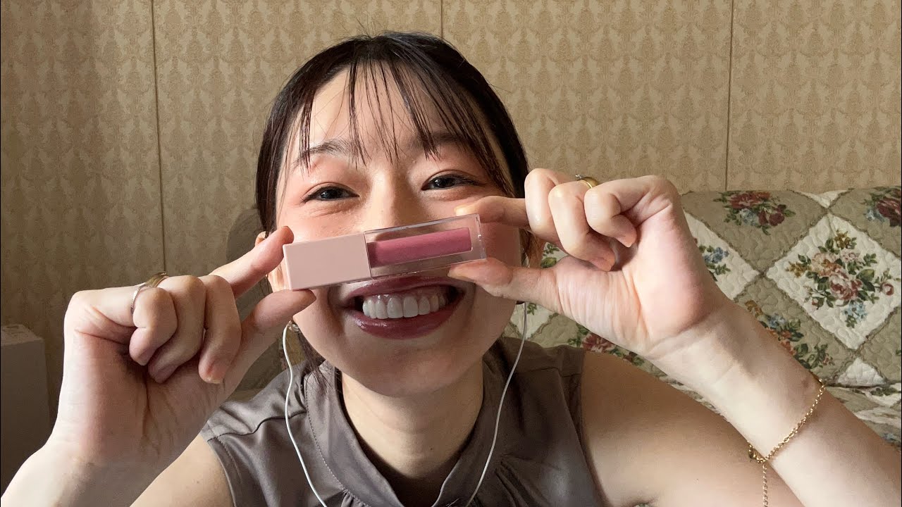【番外編アゲイン】なんちゃってASMRプチプラ購入品紹介♡（コスメ1点＋服4点）【初心者ASMR】