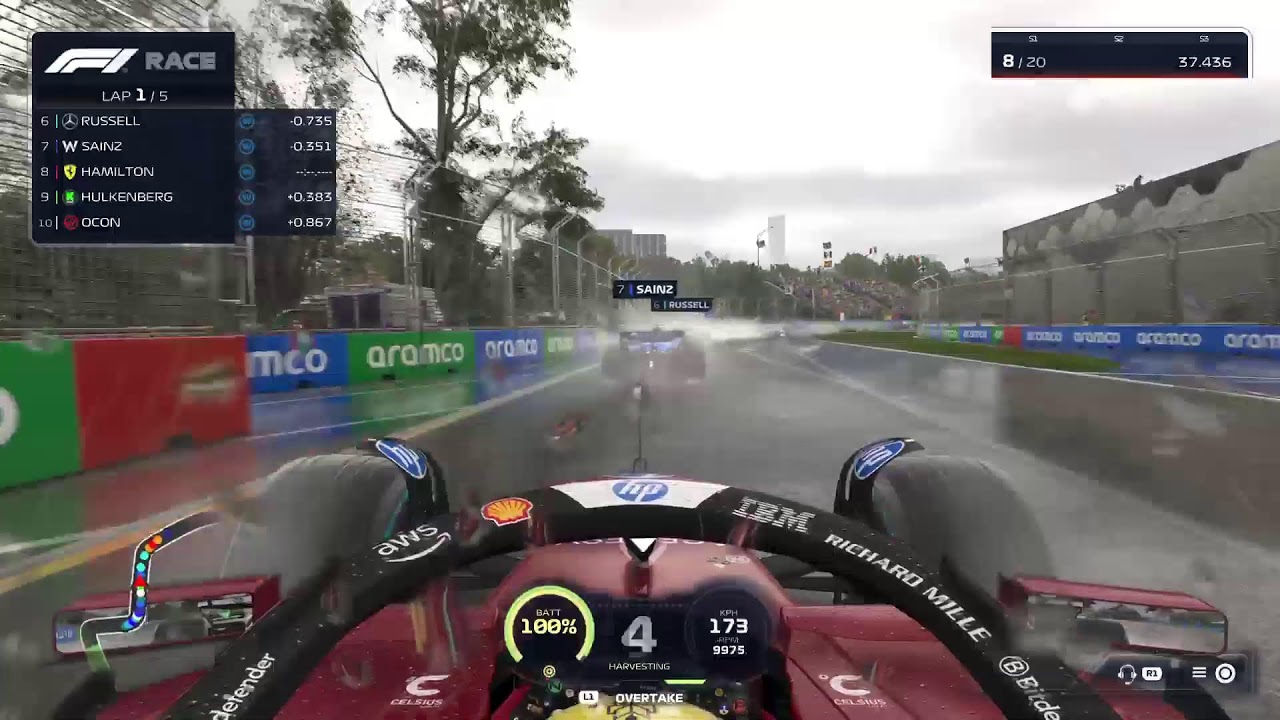 F1 2025 Career mode first time 🏎️🚥🌃