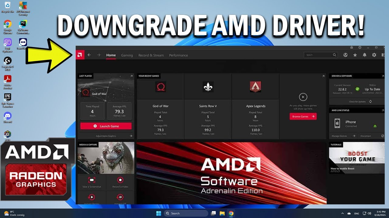 How To Install Previous AMD Drivers & Downgrade to Older AMD Driver Version - Easy Fix