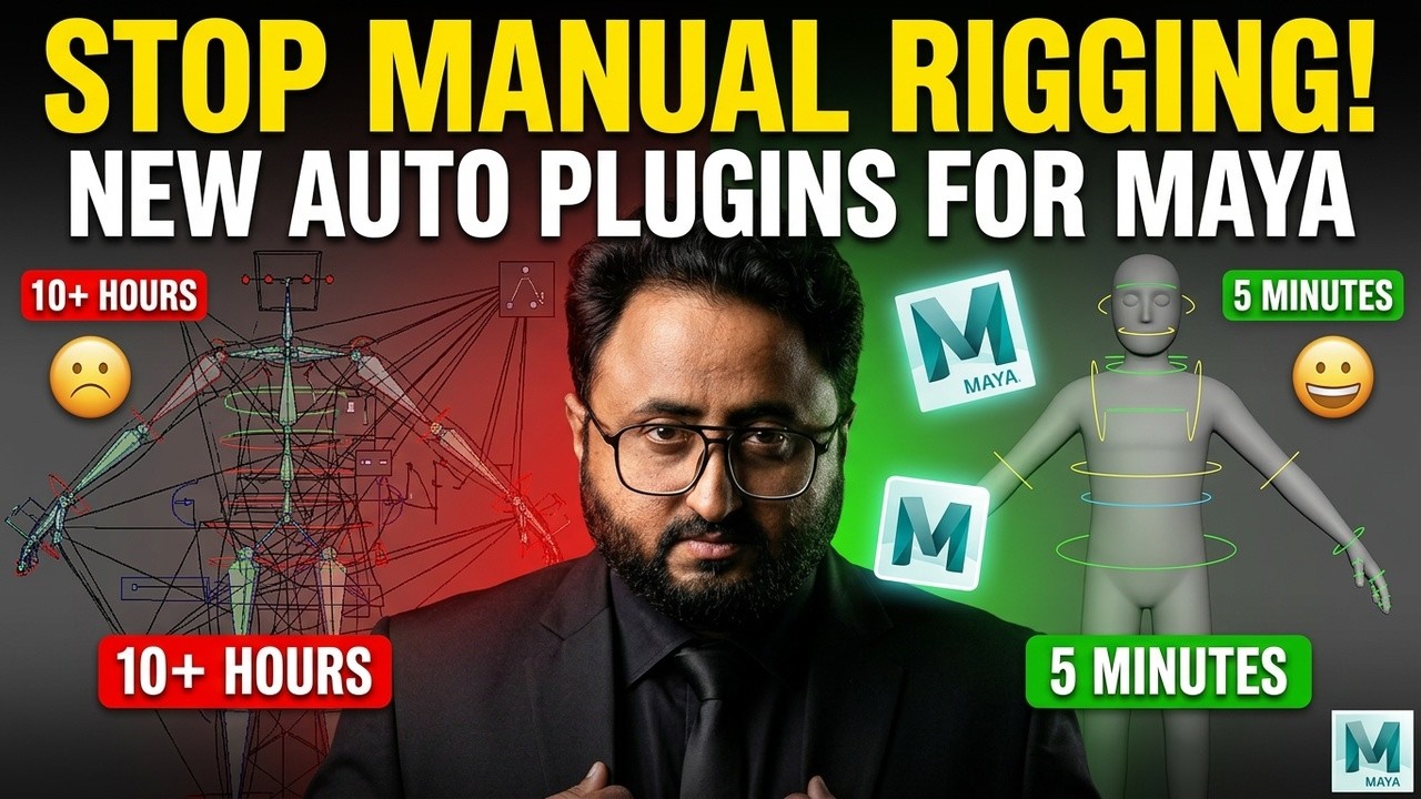The Ultimate Guide to Maya Rigging & Skinning Plugins (Free & Paid)