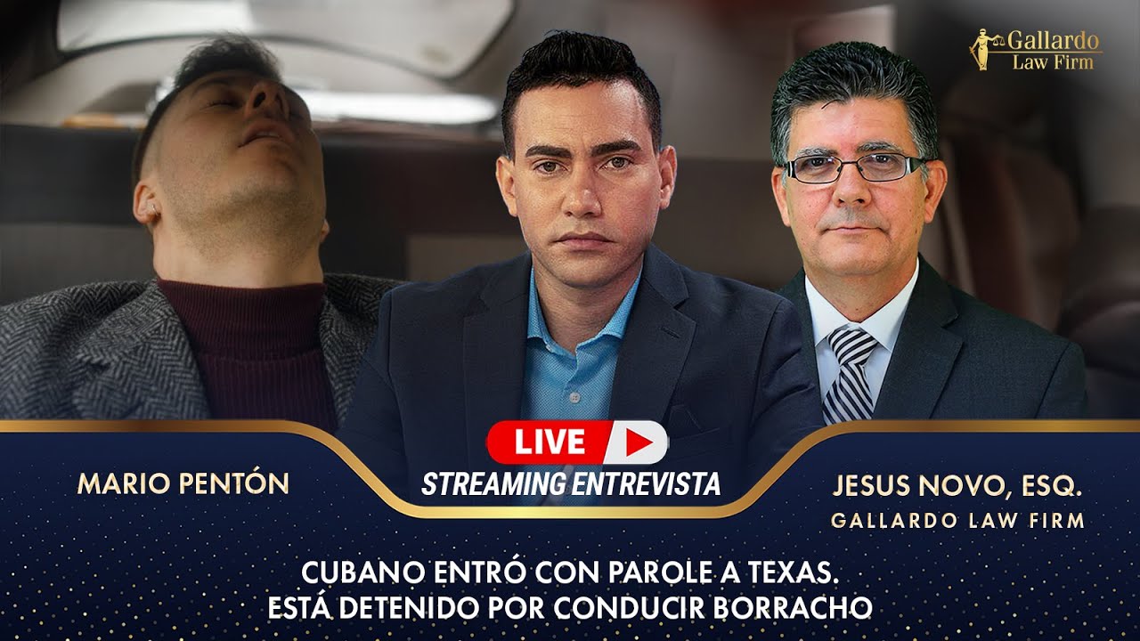 Cubano entró con Parole a Texas. Está detenido por conducir borracho