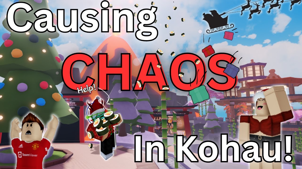 Causing CHAOS In Kohau Hibachi! (Sushi Roll Eruptions, and more!) | Roblox