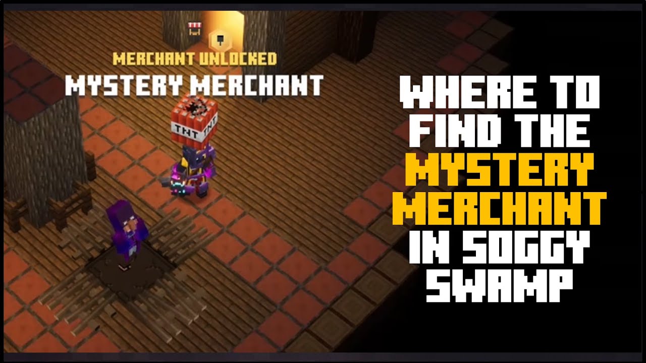 Where to find Mystery Merchant in Minecraft Dungeons