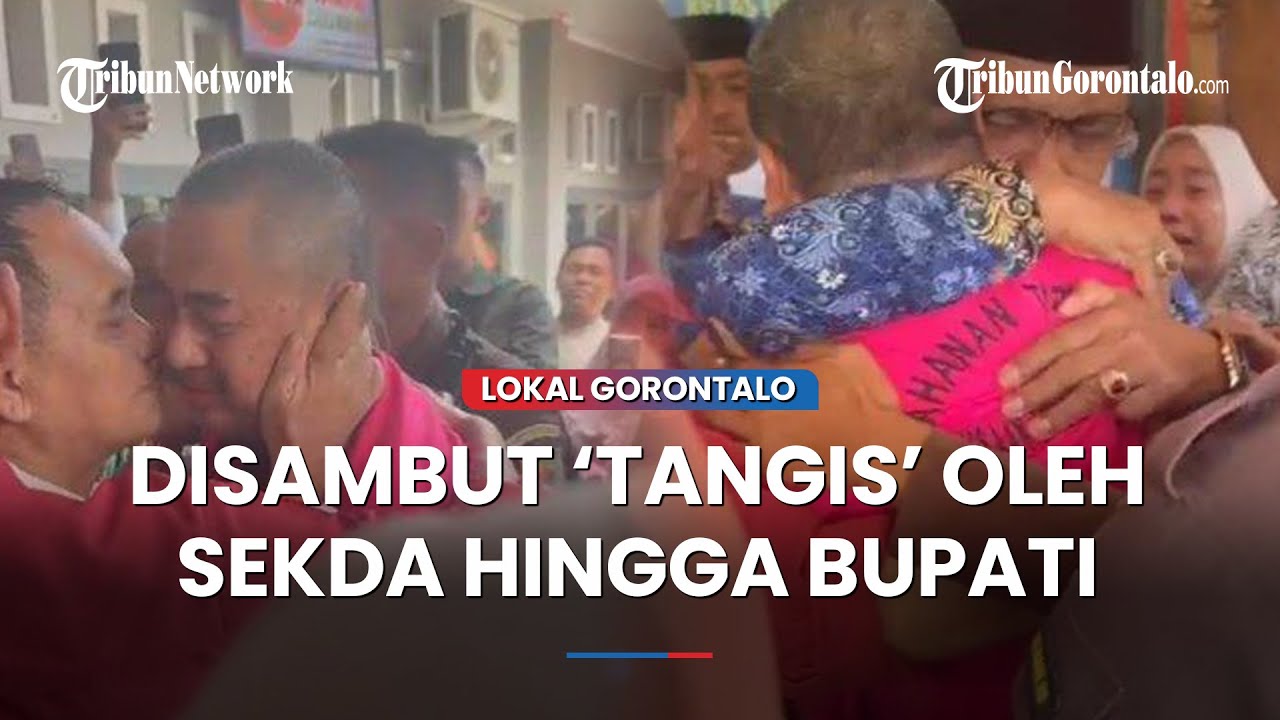 VIRAL! Bupati hingga Sekda Bone Bolango Menangis Terisak saat Hamim Pou Tiba di Lapas Gorontalo