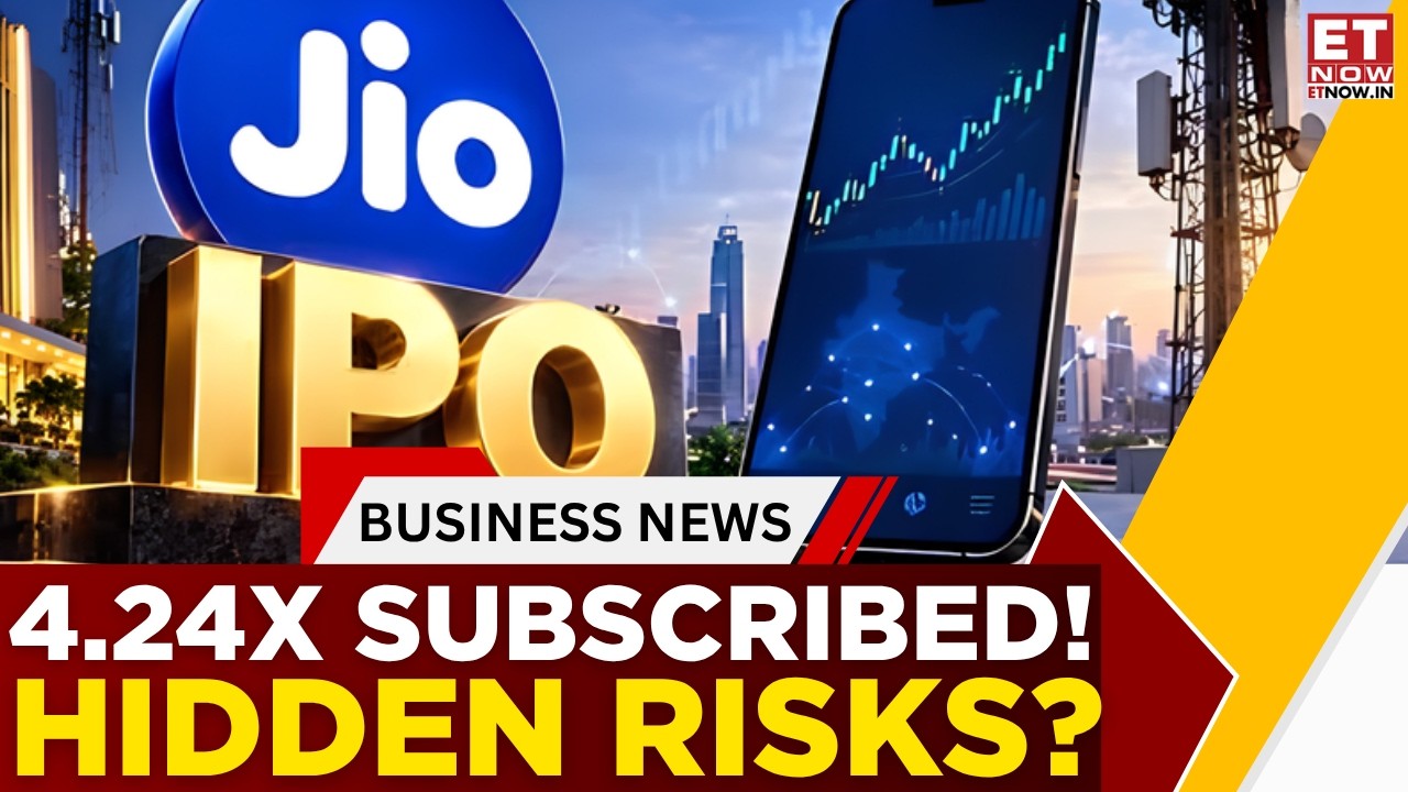 Подписка на IPO Jio достигла 4,24x на второй день! Спрос со стороны QIB приближается к 10x | Что ...