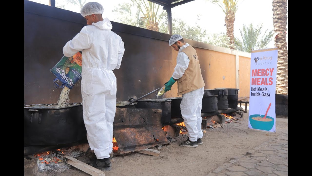 5,000 Hot Meals Cooked Daily in Gaza | Be A Mercy on the Ground