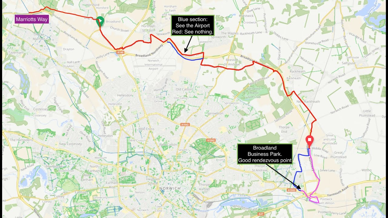 How to Cycle the Norwich NDR Cycle route - from Postwick to Marriott's Way