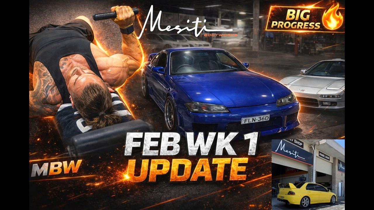 EPISODE 4 FEB WK 2 - AUDI RS3 REPAIRS, S15 FIT UP, EVO 9, EVO 8, NSX RESPRAY COMPLETE & MUCH MORE!!