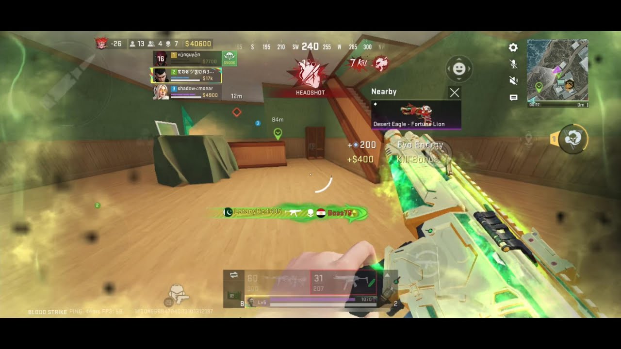 BloodStrike Mobile: Striker Nova Battle Royale Gameplay (iPhone 11 Pro 60 FPS)